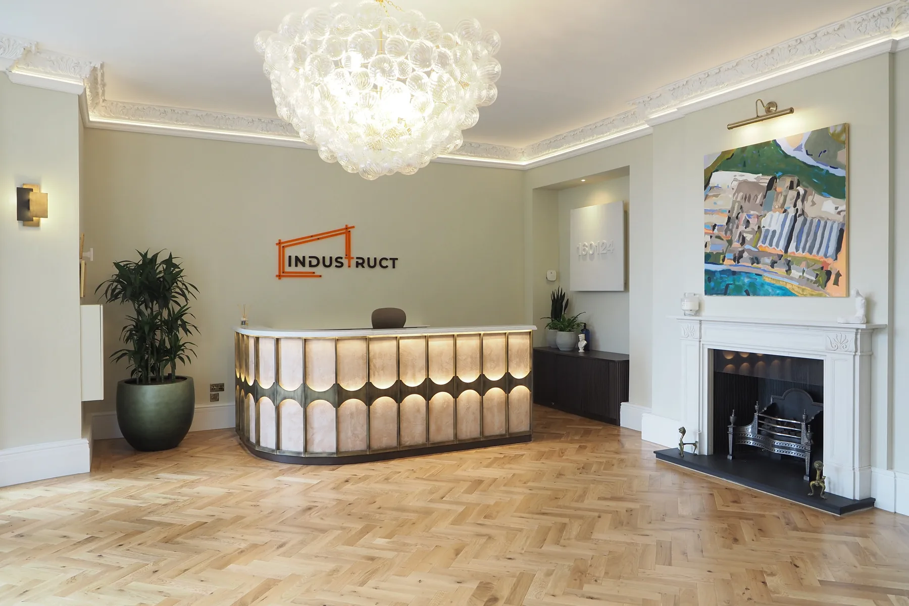 The entrance hall at Kitson House