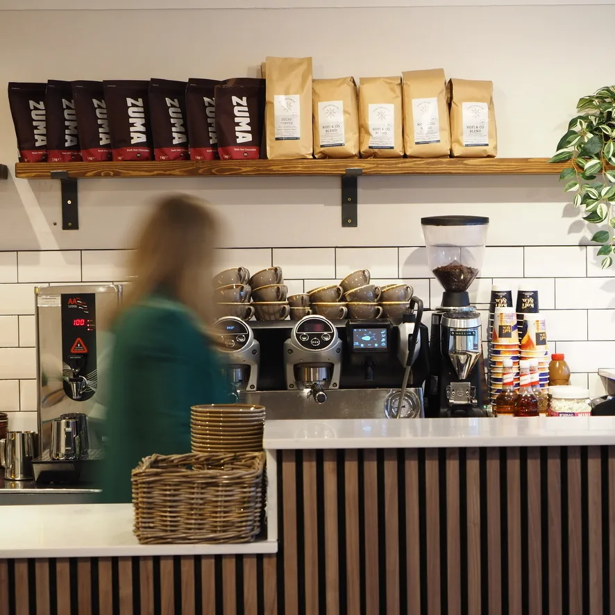The coffee bar at Kofi'Co